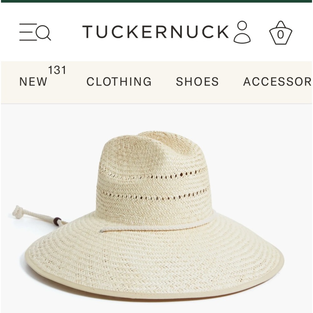 Lack of color hat